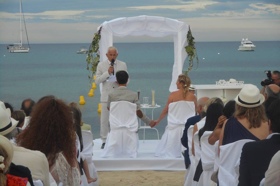 Mariage sur la plage