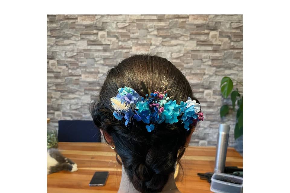 Chignon tressé