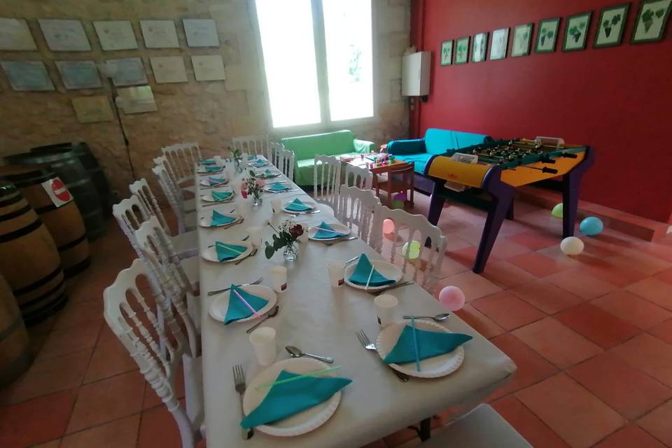 Salle pour les enfants