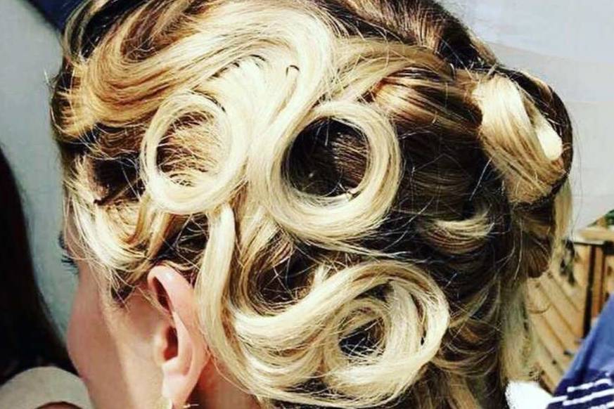 Coiffure mariage vintage