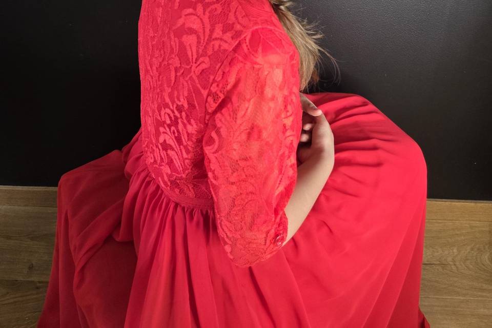 Tresse bohème côté