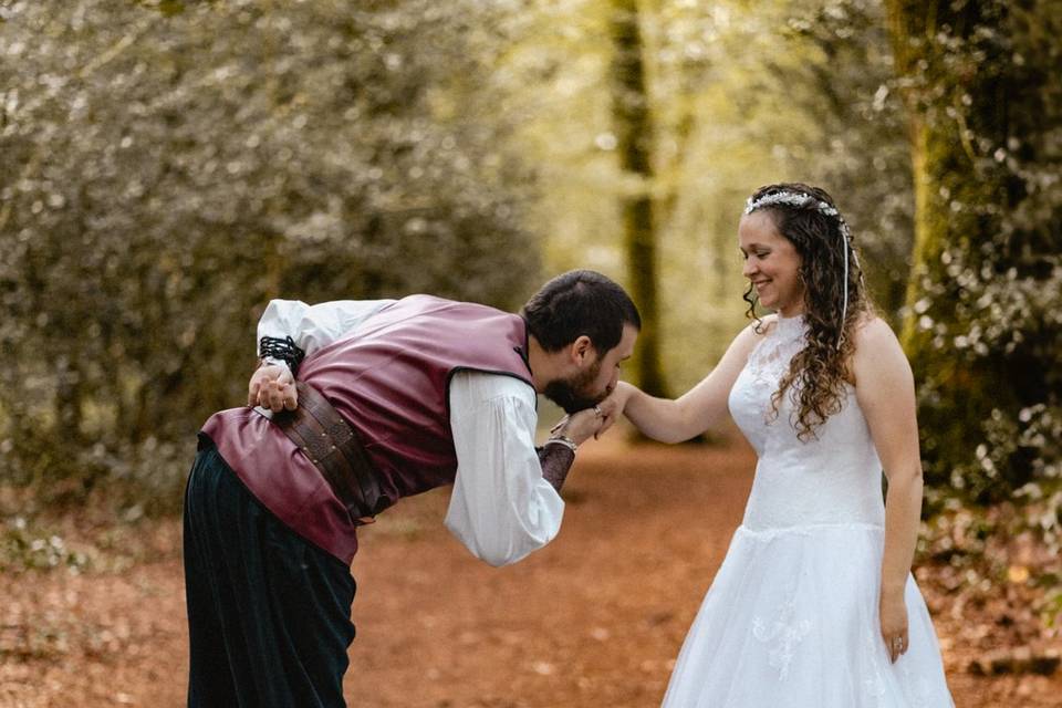 Couple à Brocéliande