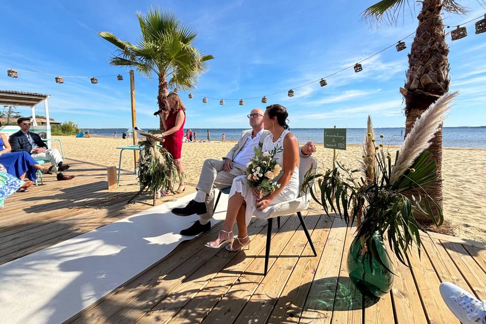 Morgane officiant à La Teste
