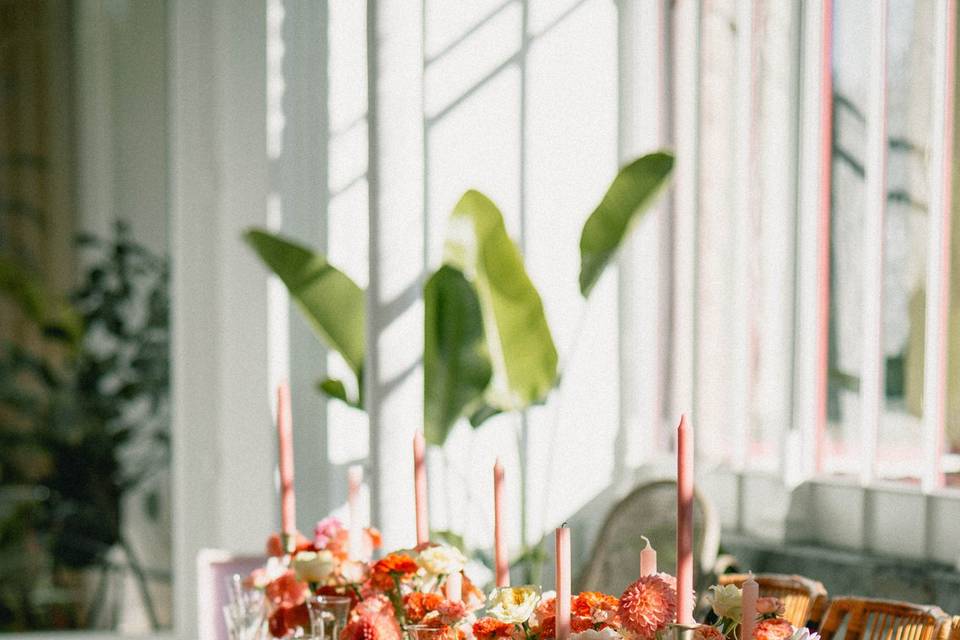 Table orangé