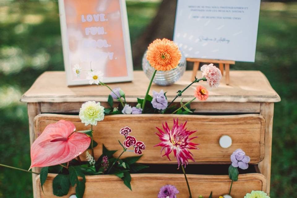 Mariage coloré