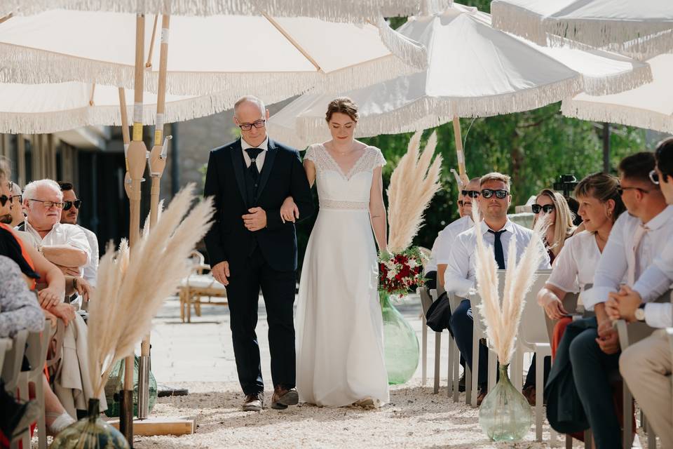 Arrivée de la Mariée