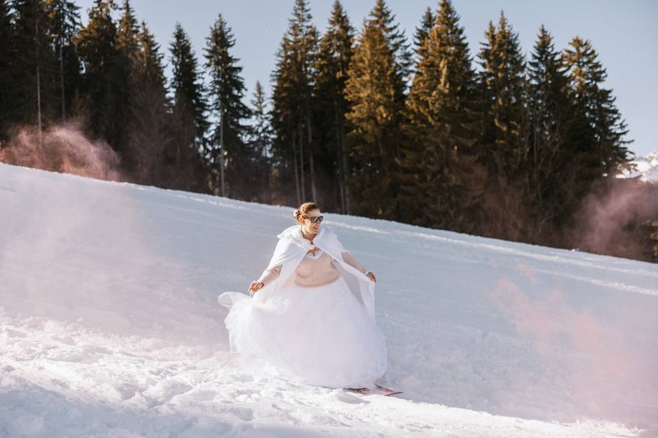 Arrivée de la mariée