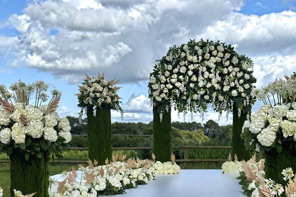 Wedding design arche