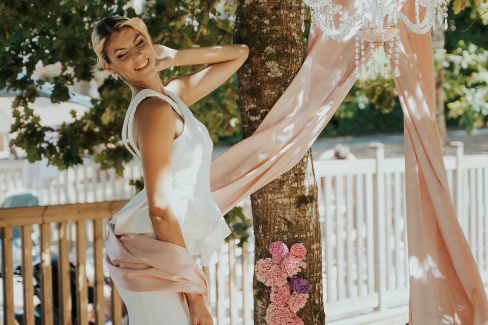 Pose mariée