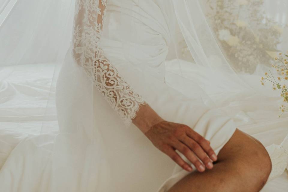 Pose mariée