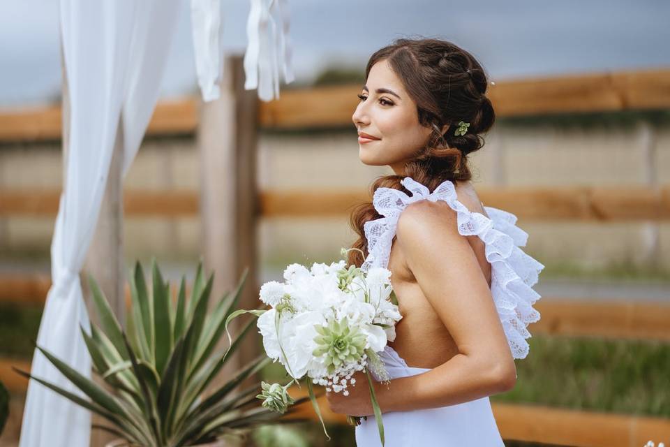 Pose mariée