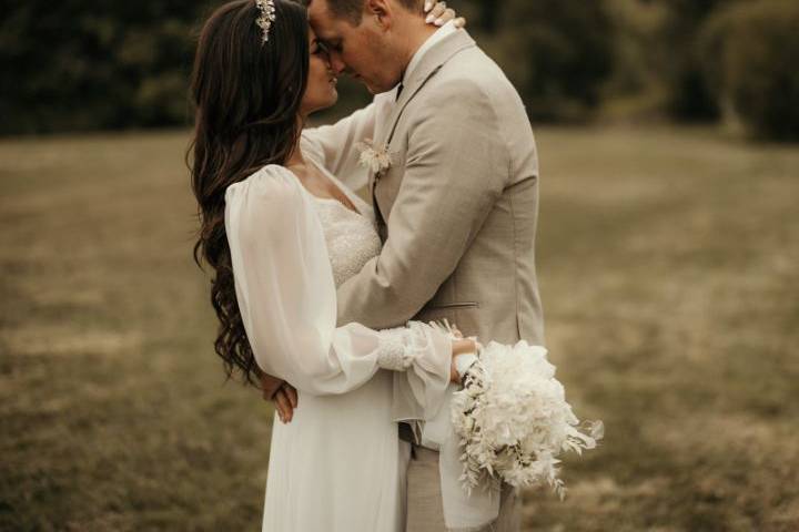 Costume mariage beige