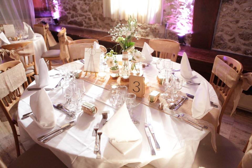 Table décorée