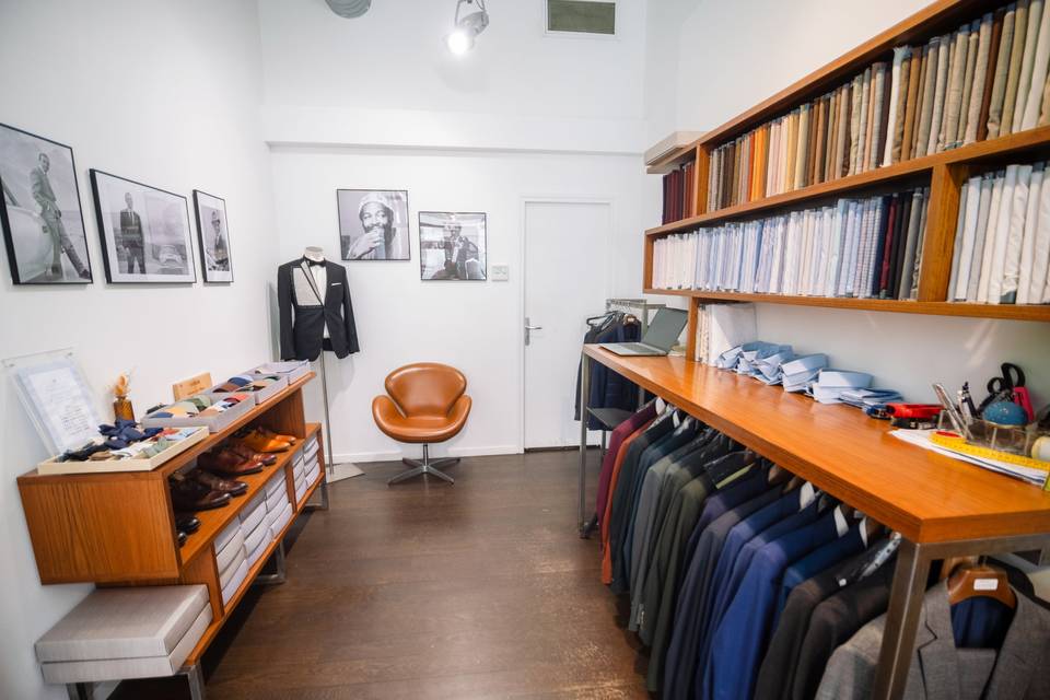 Detail_Façade de la boutique de tailleur