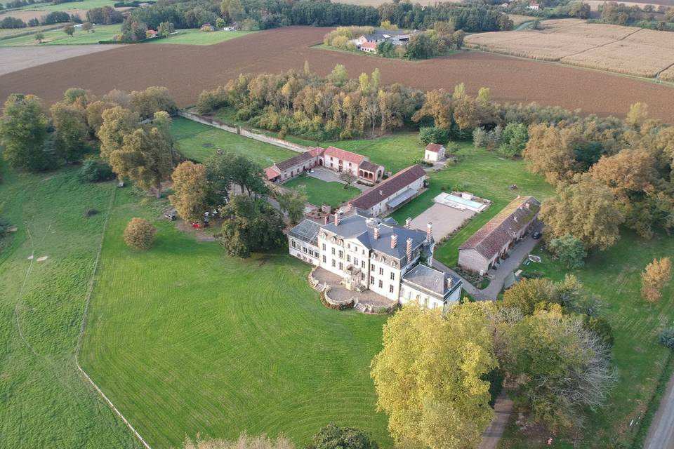 Vue d'ensemble du château