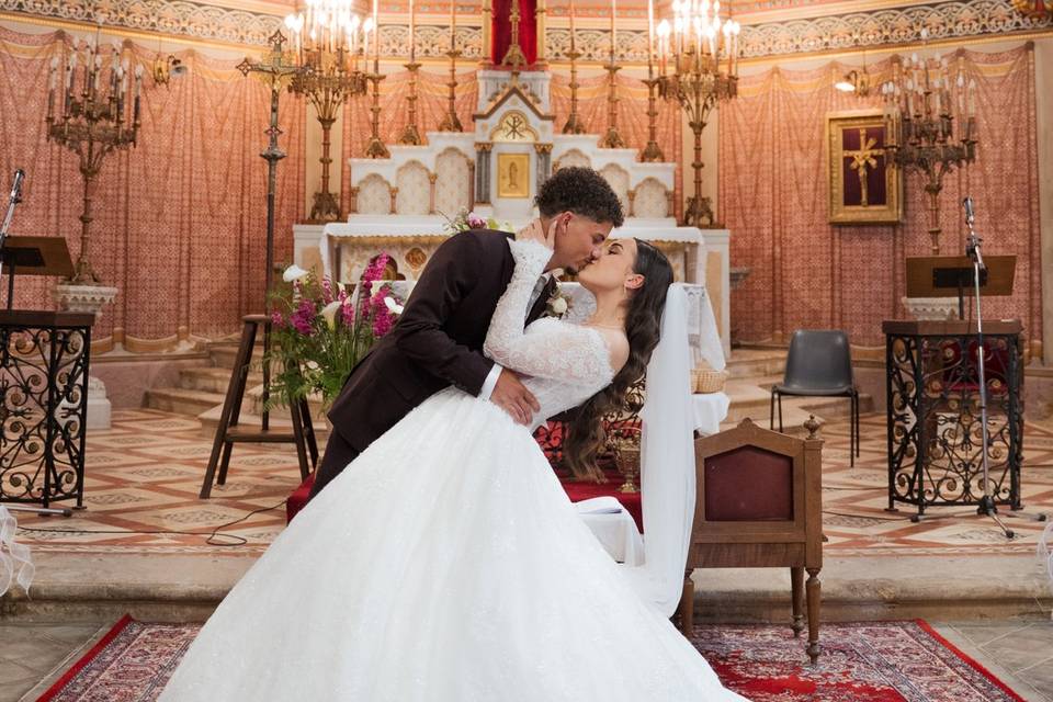 Mariage à l'église du Vignau