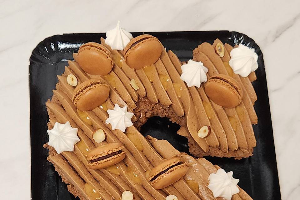 Lettre cake croustillant