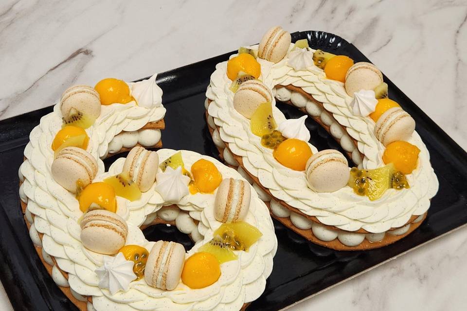 Number cake exotique