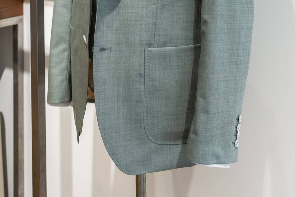 Detail_Costume bleu-gris