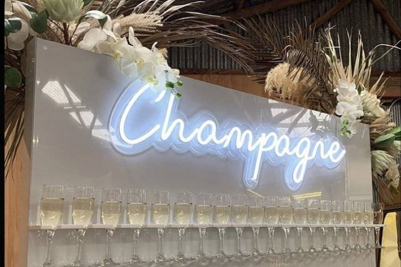 Champagne Wall