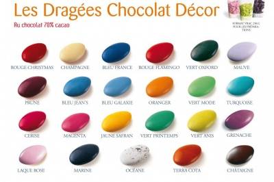 Dragées décor  chocolat