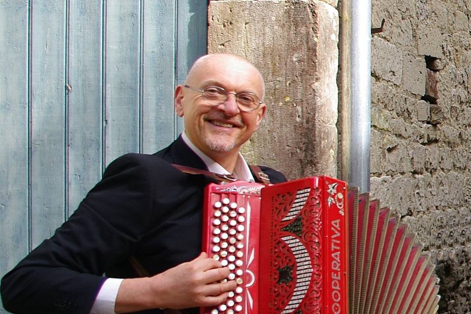 Philippe Corbin à l'accordéon