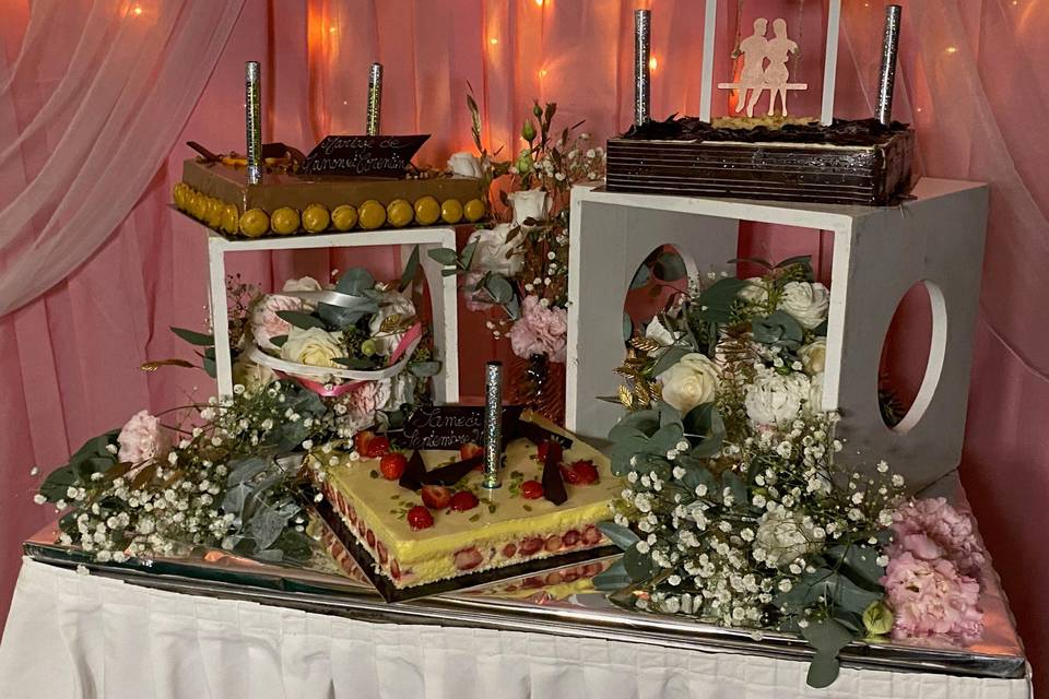 Présentation de gateaux