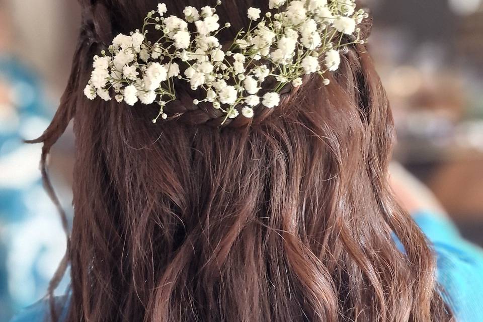 Boucles et fleurs