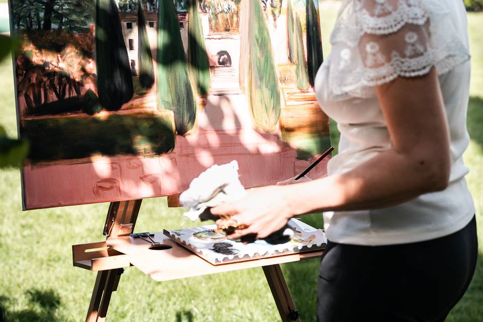 Peinture mariage