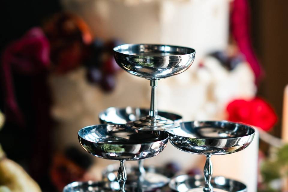 Champagne tower