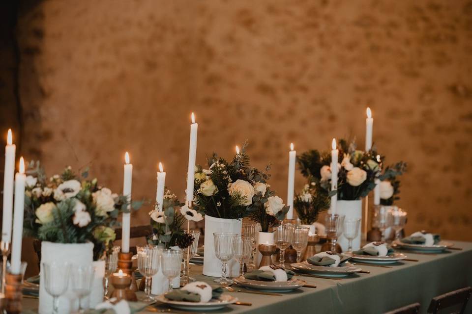 Table Fleuri
