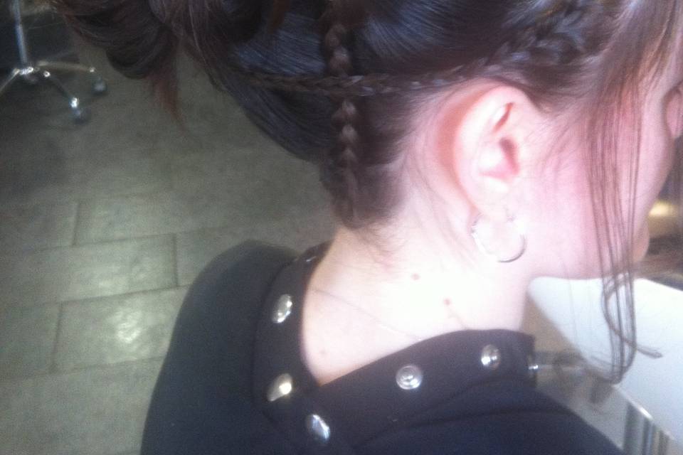 Chignon mariee