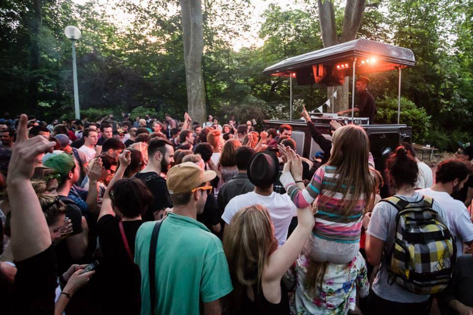 Le Dj Truck à la montagne