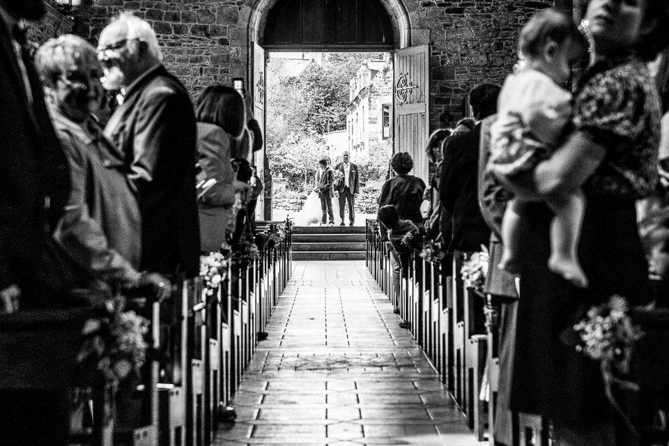 L'entrée de la mariée