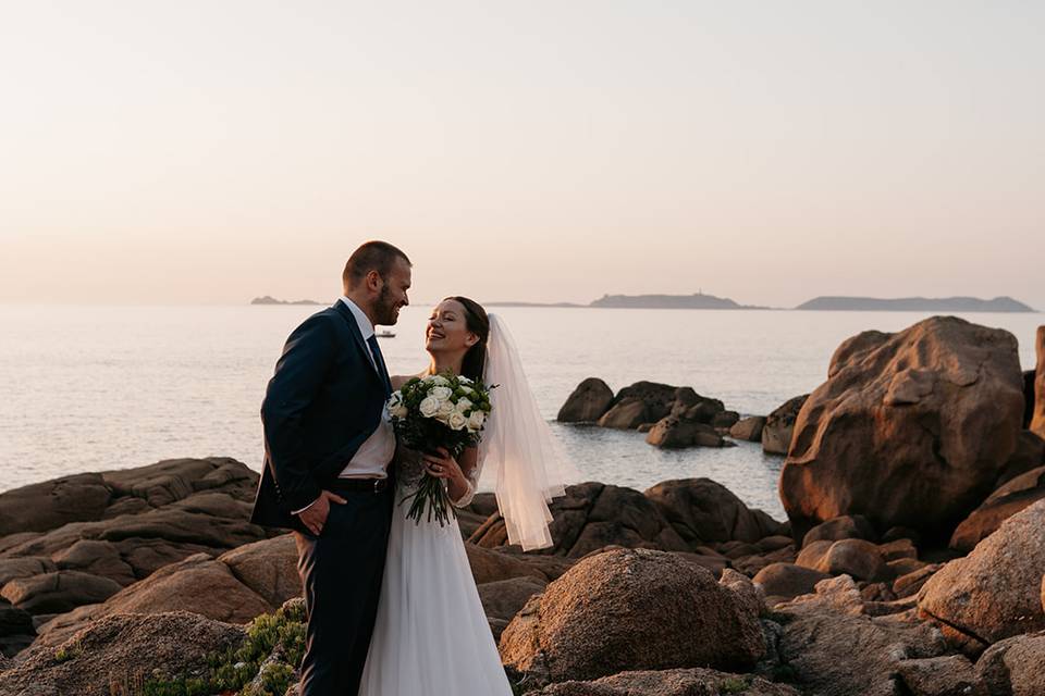 Couple bord de mer