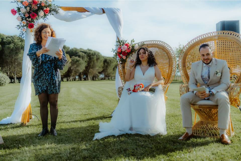 Cérémonie de mariage laïque