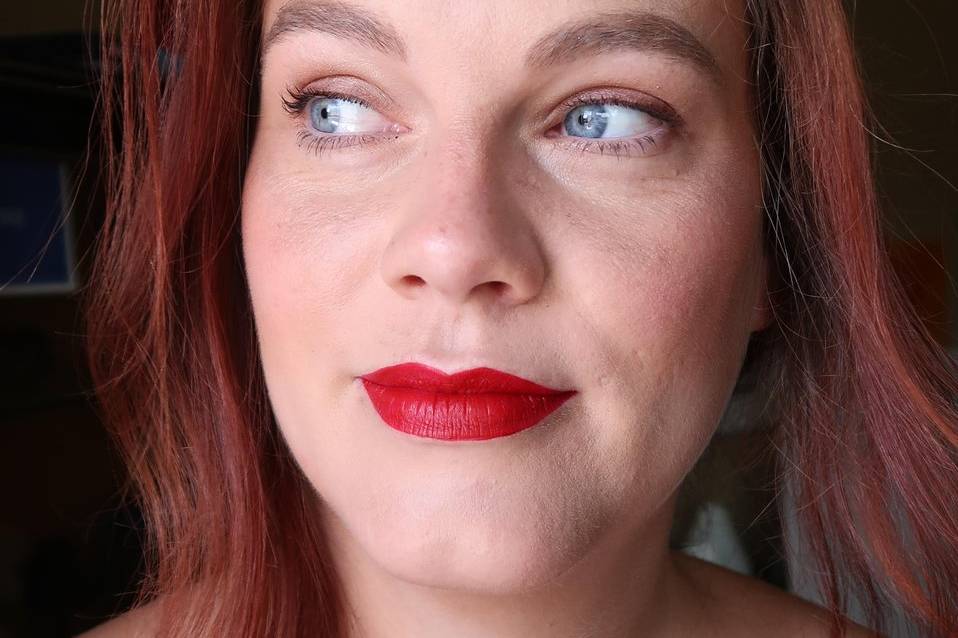 Naturel + bouche rouge