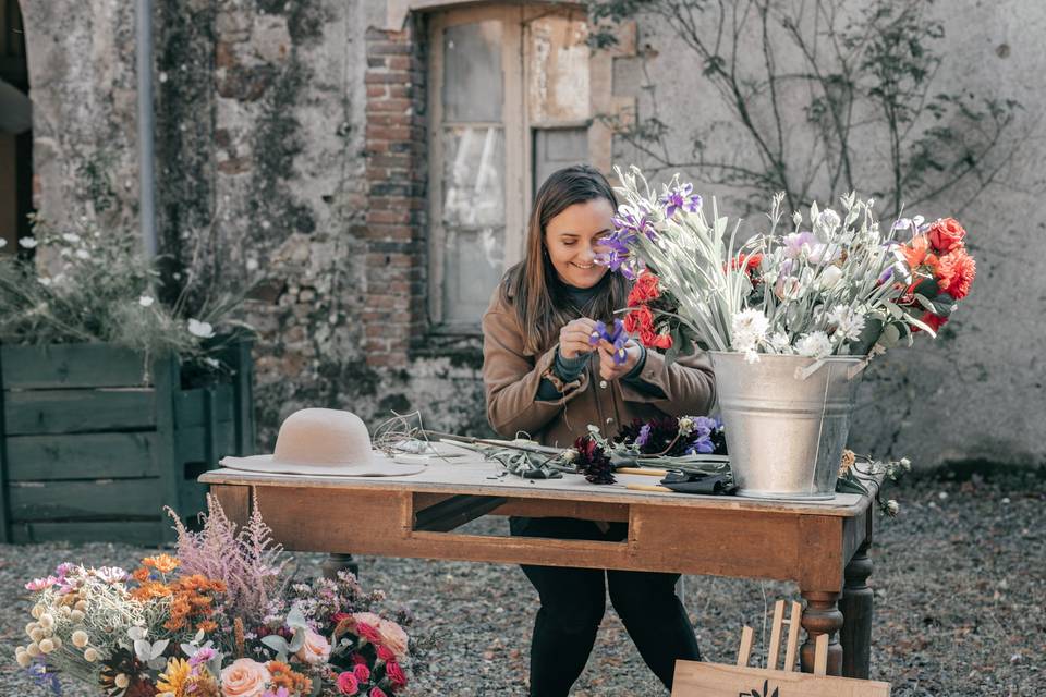 Preparation fleuriste