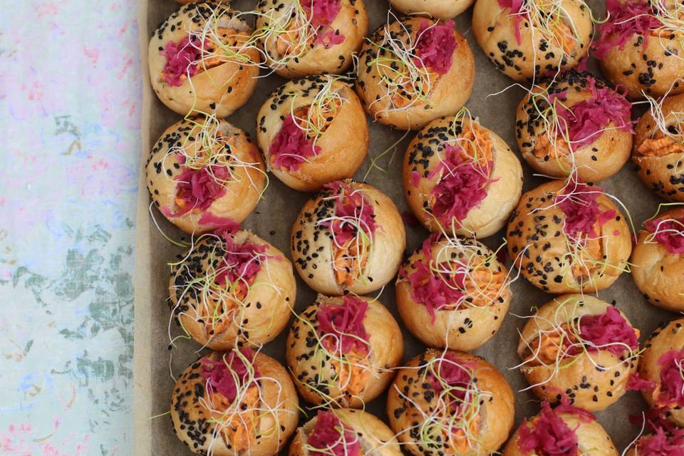 Mini sandwichs briochés
