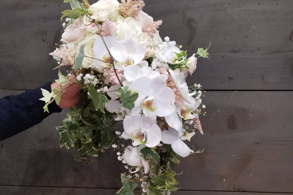 Bouquet de mariée cascade orch