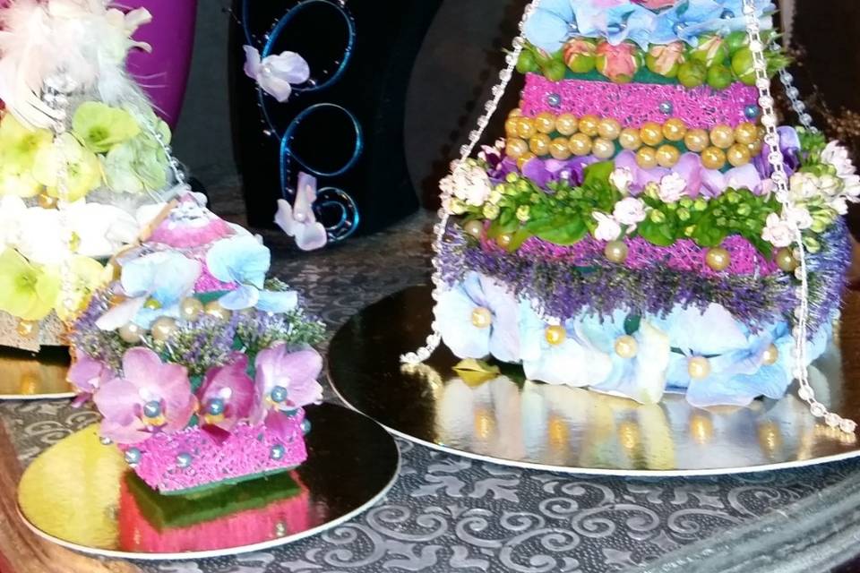 Gâteau de fleurs