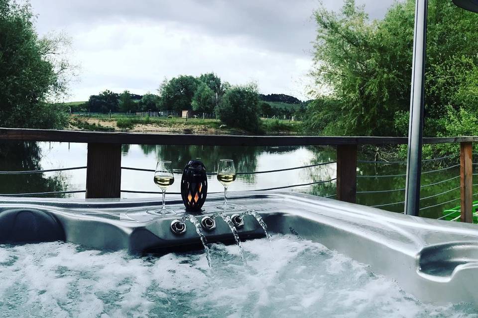 Apéro sous la pluie