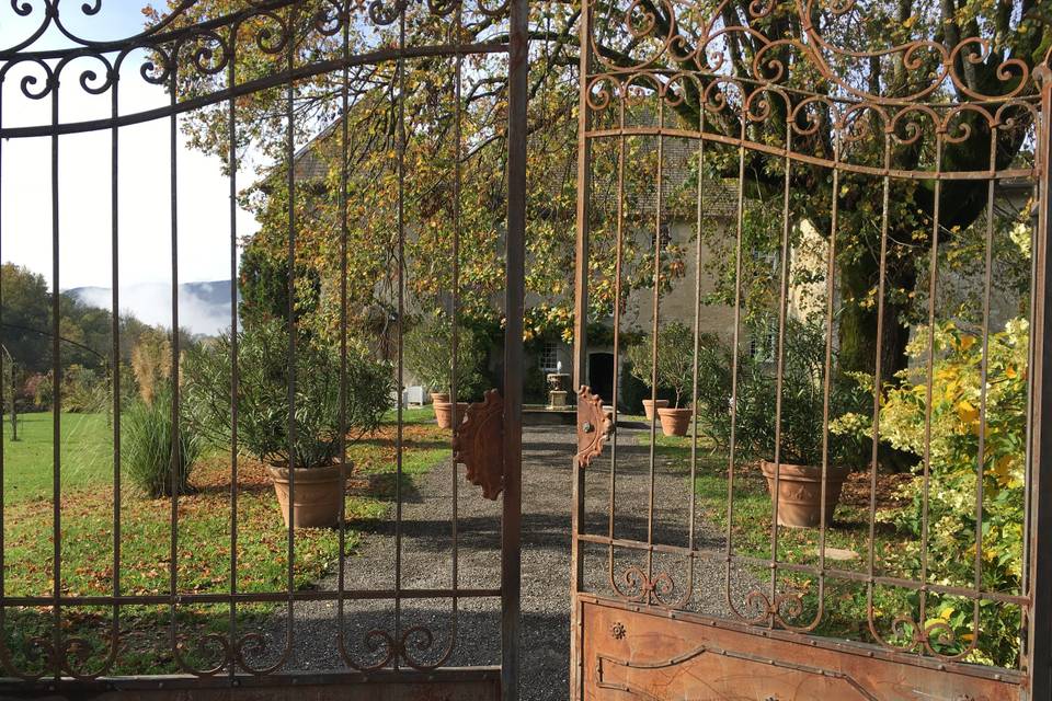 Entrée parc château