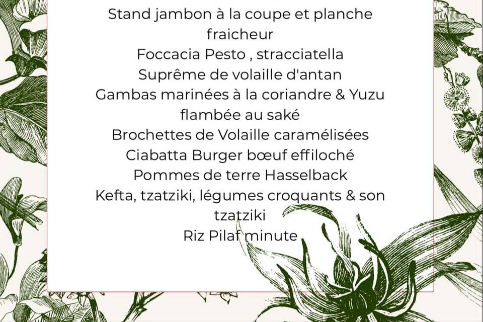 Menu type