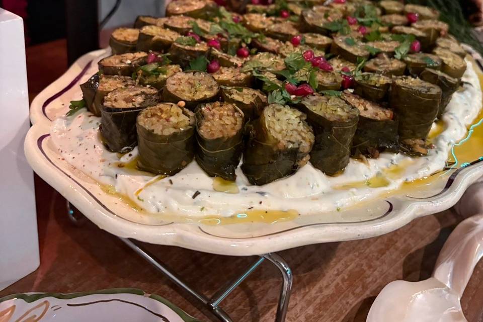 Feuilles de vignes tzatziki