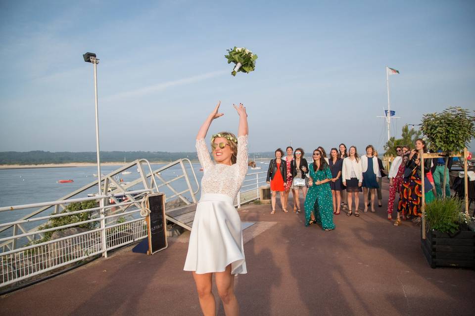 Lancé de bouquet