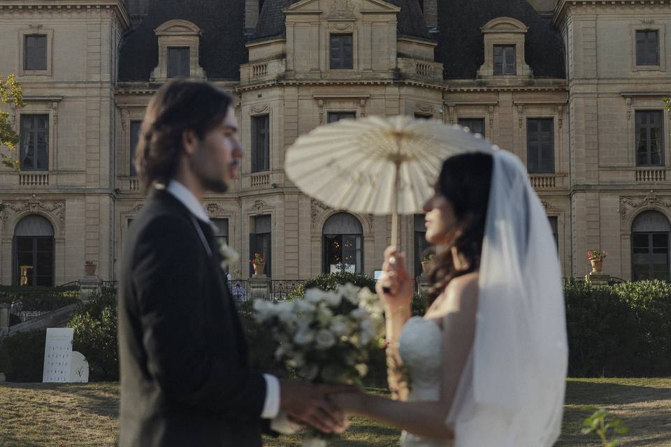 Cérémonie dans le parc