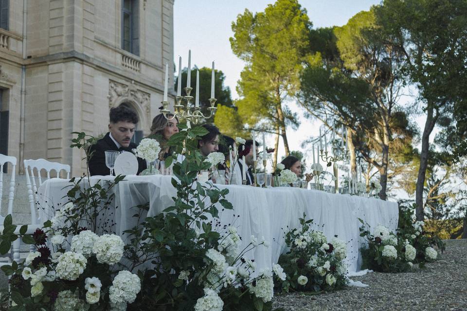 Dîner sur la terrasse