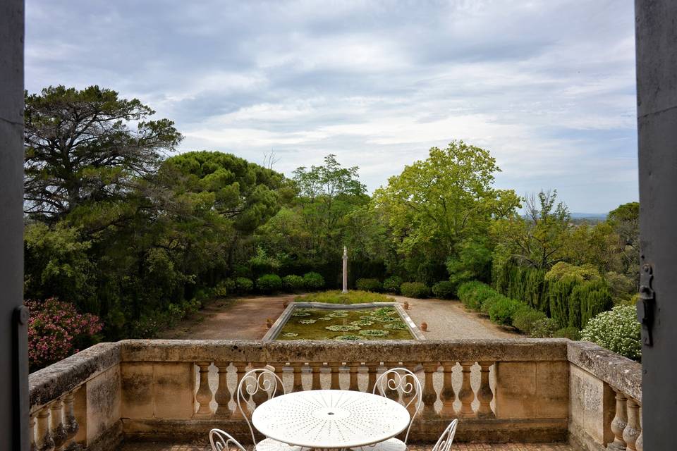 Vue terrasse 1er étage