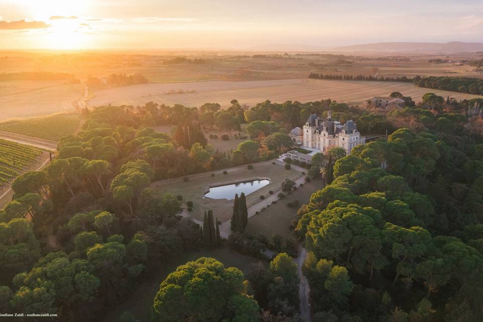 Le château au sunset